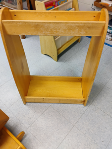 lot 925 image: Wooden Storage and Coat holder. Bottom is good for holding shoes. 34x25x14