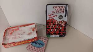 lot 1017 image: Board Games (Checkers, Chess, Tic Tac Toe, Bingo)