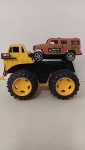 lot 1022 image: 2 Metal & Plastic Toy Work Trucks
