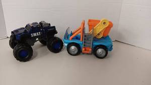 lot 1023 image: Go Diego Talking Truck &amp Swat 4x4 Monster Truck
