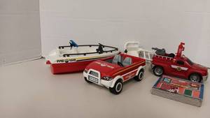 lot 1040 image: Fire Station Emergency Vehicles & Book