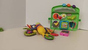 lot 1047 image: Lamaze Learning Butterfly, Little Tikes Learning Toy, Fake Phone