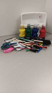 lot 1062 image: Paint & Paint Supplys, 3 Scissors