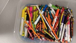 lot 1063 image: Used Markers, Crayons, Pencil & Pens