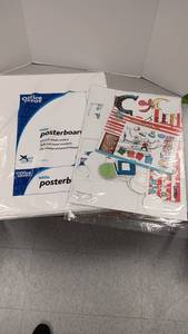 lot 1081 image: Poster Board & Dr.Seuss Door Decor Kit ( Missing Pieces)