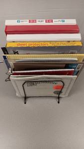 lot 1086 image: Rack of Different Classroom Items