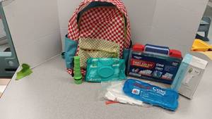 lot 1109 image: First Aid Supples w Backpack