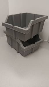 lot 1216 image: 2 Grey Totes