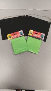 lot 1225 image: Kids Chalk Boards ,2 Over The Chair Storage Bags