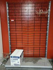 lot 19865 image: Metal Shelf and Husqvarna X-Guard Premium All-Season Bar & Chain Oil