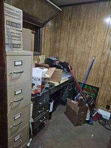 lot 21870 image: Commercial Office Supply Lot - Filing Cabinets, Shelving, and Supplies - Retail $450
