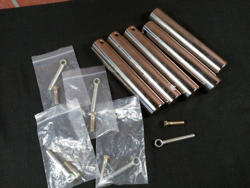 lot 28 image: Large Dowel Pins With Bolts