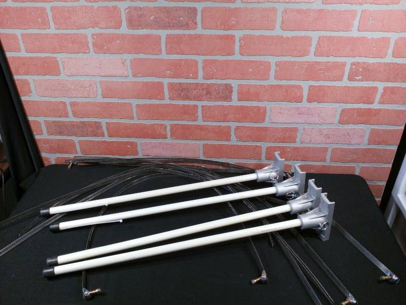 lot 51 image: Street Pole Banner Brackets Hardware Only For Attaching Banners & Flags