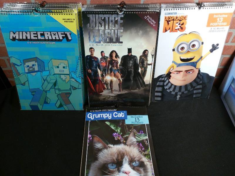 lot 69 image: 16 month Calendars Includes 13 posters each