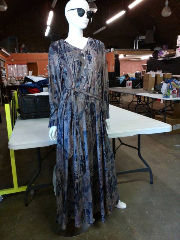 lot 111 image: Long Sleeve Maxi Dress With Belt