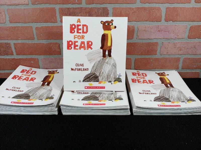 lot 116 image: Scholastic A Bed For Bear Paperback Books ISBN 978-1-338-14428-4