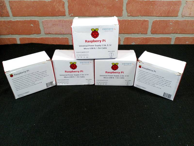 lot 152 image: Rasberry Pi Universal Power supply 2.5A, 5.1V, Micro USB B, 1.5m Cable