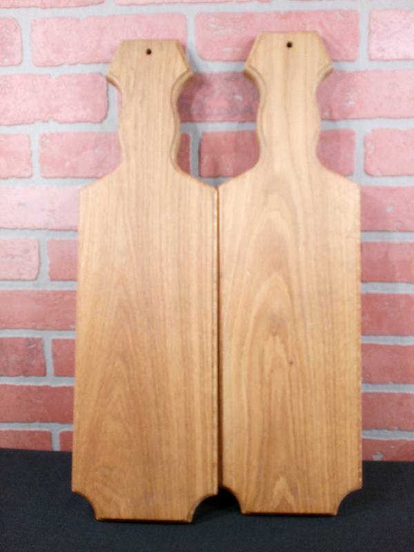 lot 187 image: 22 Fraternity & Sorority Paddle Unfinished Greek Life Paddles