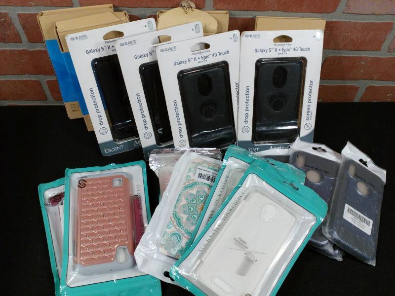 lot 244 image: Variety Phone Cases IPhone Samsung Sony Moto Etc