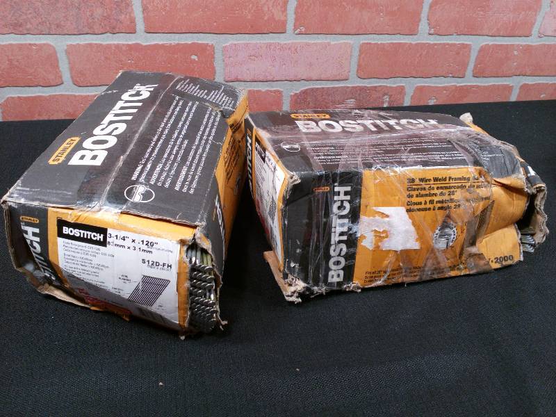 lot 278 image: Stanley Bostitch 512D-FH 28 Degree Wire Weld Framing Nails