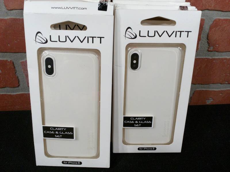 lot 302 image: Luvvitt Clarity Case & Glass Set for iPhone 8