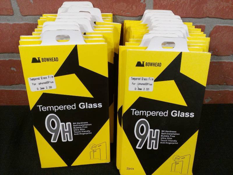 lot 303 image: Bowhead Tempered Glass 9H iPhone 6S Plus