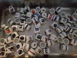 lot 12215 image: Vintage NFL Shot Cups