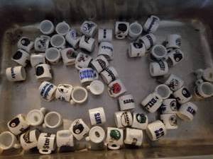 lot 12216 image: Vintage NFL Shot Cups