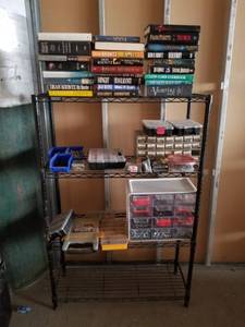 lot 12224 image: Metal Shelf Contents Not Included