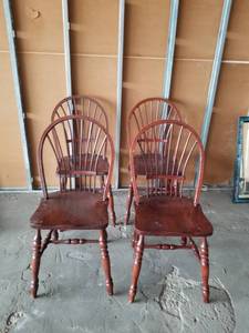 lot 12231 image: Set of 4 Dining Chairs