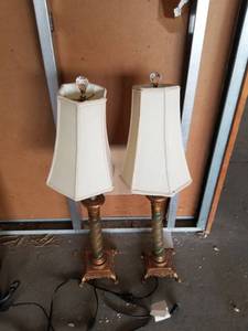 lot 12235 image: Pair of Lamps