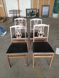 lot 12248 image: Stackmore Vintage Folding Chair Lot