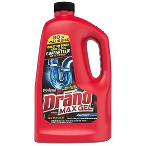 lot 12362 image: Drano Max Gel Drain Clog Remover 80 oz 1 Count