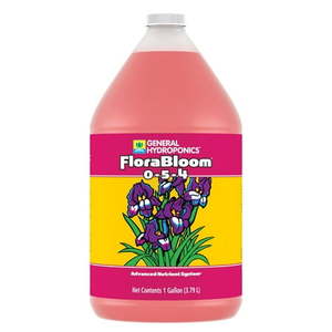 lot 12381 image: General Hydroponics FloraBloom 0-5-4 Advanced Nutrient System 1 gal.