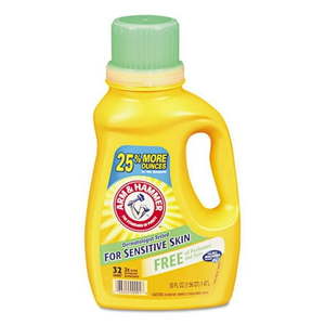 lot 12387 image: Arm Hammer Sensitive Skin Free Clear 32 Loads Liquid Laundry Detergent 50 Fl oz