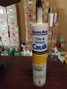 lot 12399 image: Color Fast Tile and Grout Caulk Dove Gray 10.3 fl. Oz. Lot Of 10-
