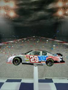 lot 37207 image: #29 Kevin Harvick 2002 Monte Carlo Flag Tribute 9-11, 124 Action RCR GM Dealers - New