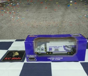 lot 37215 image: Racing Champions  Brickyard 400 Semi Truck 164 Mint Boxed