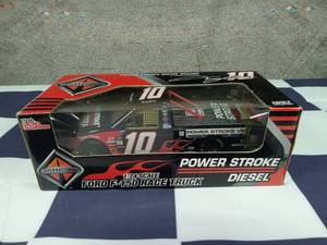 lot 37246 image: International Power Stroke Diesel Racing Die Cast 124 Ford F-150 Race Truck, Terry Cook #10 Collectable