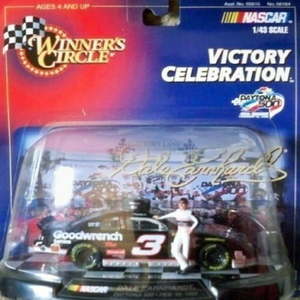 lot 37257 image: Dale Earnhardt Daytona 500 Victory Celebration Winners Circle 143 Scale Die Cast