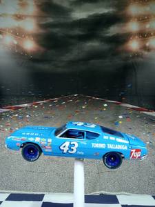 lot 37259 image: Richard Petty 100th Win 1969 Ford Torino Talladega Nascar Edition In Box & Coa