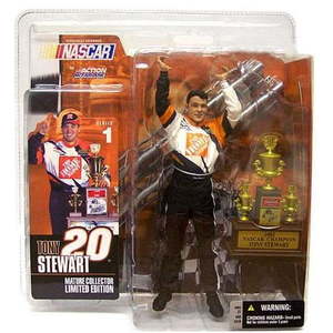 lot 37267 image: McFarlane NASCAR Series 1 Tony Stewart Action Figure No Hat