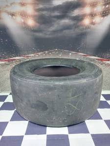 lot 37341 image: #18 Bobby Labonte tire sold from Kansas speed way early 2000s, practice tire, does not come with any authentication. All markings on tire show indications that are consistent with story from consignee.