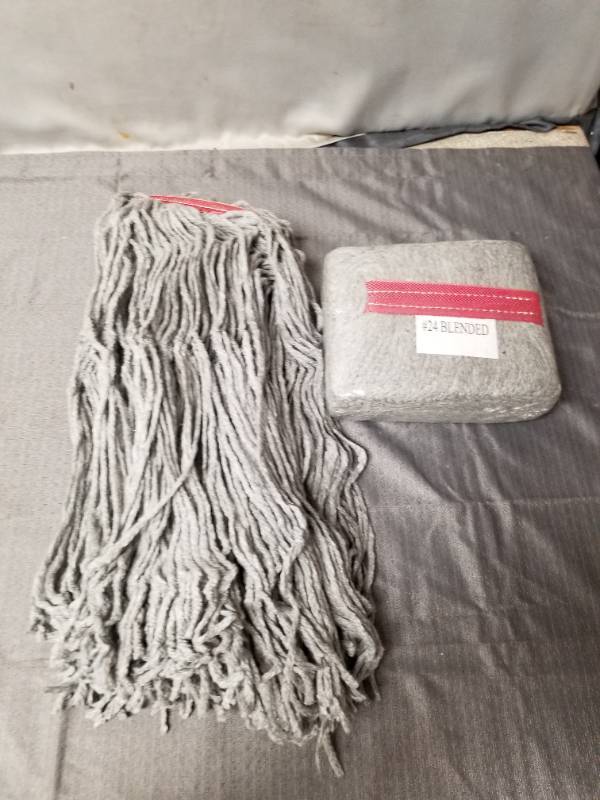 lot 81035 image: (2) #24 BLENDED MOP HEAD GREY