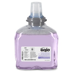 lot 12550 image: (2)GOJO 5361-02 TFX Luxury Foam Hand Wash Cranberry Dispenser