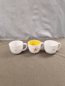 lot 12580 image: LOT OF 3 COFFEE MUGS