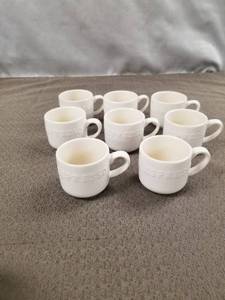 lot 12599 image: (8) Belle Maison Espresso Coffee Cups with The Word