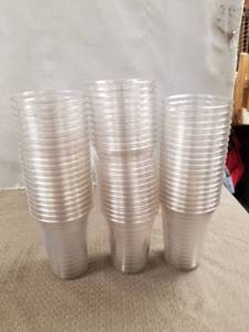 lot 12603 image: Members Mark Clear Plastic Cups, 20 oz.