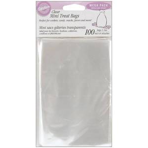lot 12616 image: (5) Wilton Clear Treat Bags 100-Count