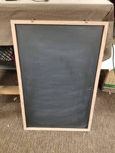 lot 12618 image: Chalk Boards Wood Frame 23 x 35 inches